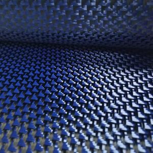 3K 280g Airplane Pattern Aramid Hybrid Carbon Fiber Fabric Cloth blue/red/yellow