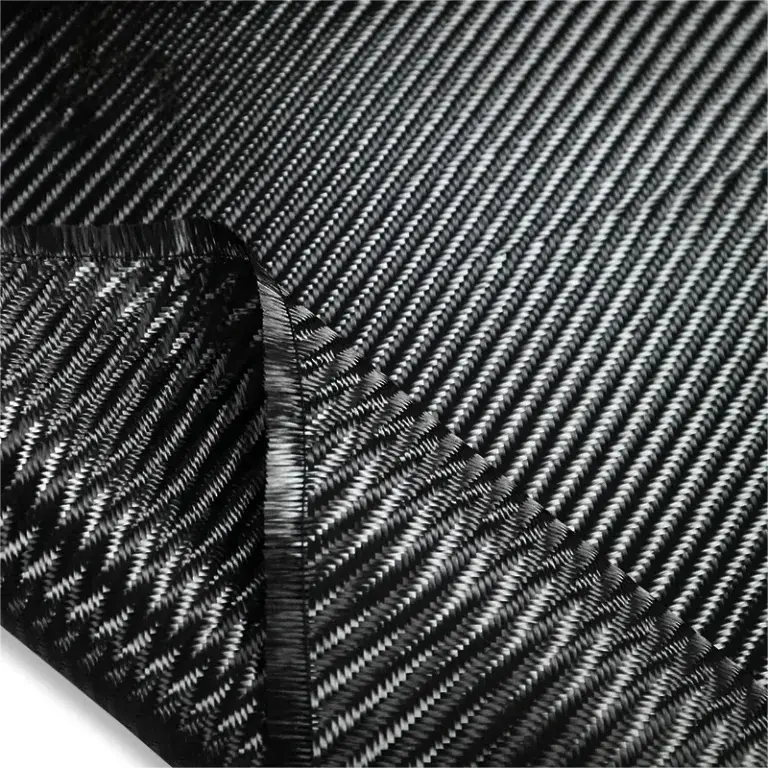 3K 280gsm V Twill 100% Carbon Fiber Fabric Cloth - Image 3
