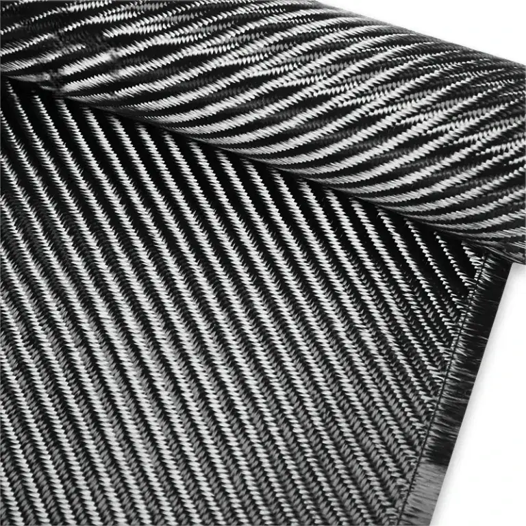 3K 280gsm V Twill 100% Carbon Fiber Fabric Cloth - Image 5