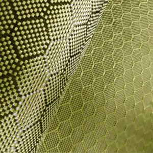 3k 240g Honeycomb Hexagon Carbon Fiber and Aramid fabric